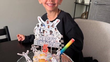 B费儿子生日派对以皇家马德里为主题